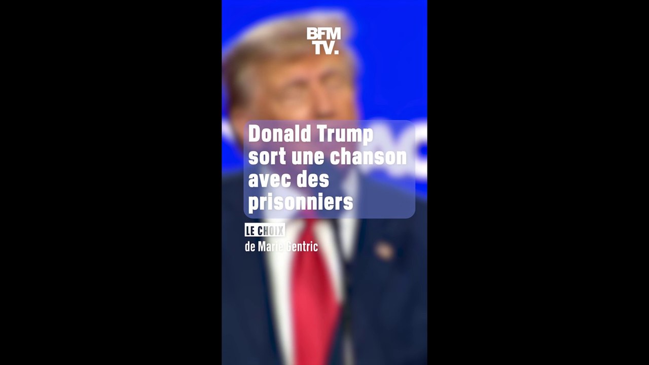 Donald Trump sort une chanson avec des prisonniers qui ont participé à l'assaut du Capitole