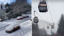 Heavy snow blankets Scotland as temperatures plummet below freezing