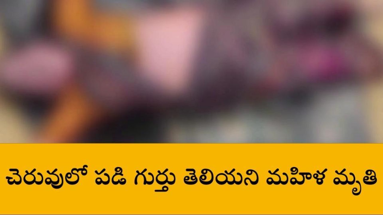 బొబ్బిలి: చెరువులో పడి గుర్తు తెలియని మహిళ మృతి