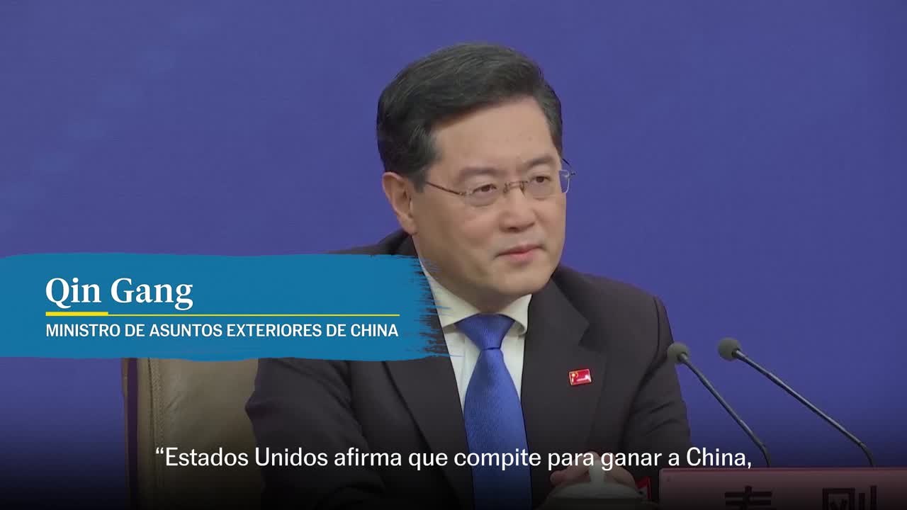 Qin Gang advierte de la posibilidad de un “conflicto” si “Estados Unidos no pisa el freno” en su estrategia de contención de China