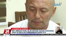 Rep. Arnolfo Teves Jr. at 5 niyang tauhan, kinasuhan dahil sa serye ng pananambang noong 2019 | 24 Oras