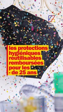 Les protections hygiéniques réutilisables enfin remboursées pour les moins de 25 ans !