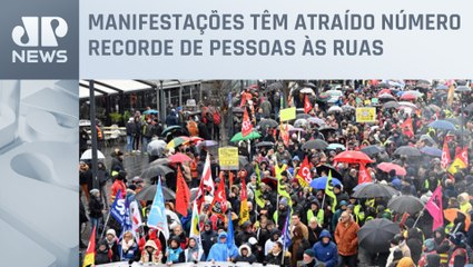 França enfrenta sexto dia de greve nacional em um ano