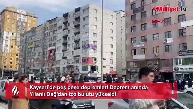 Kayseri'de peş peşe deprem! Birçok ilde hissedildi