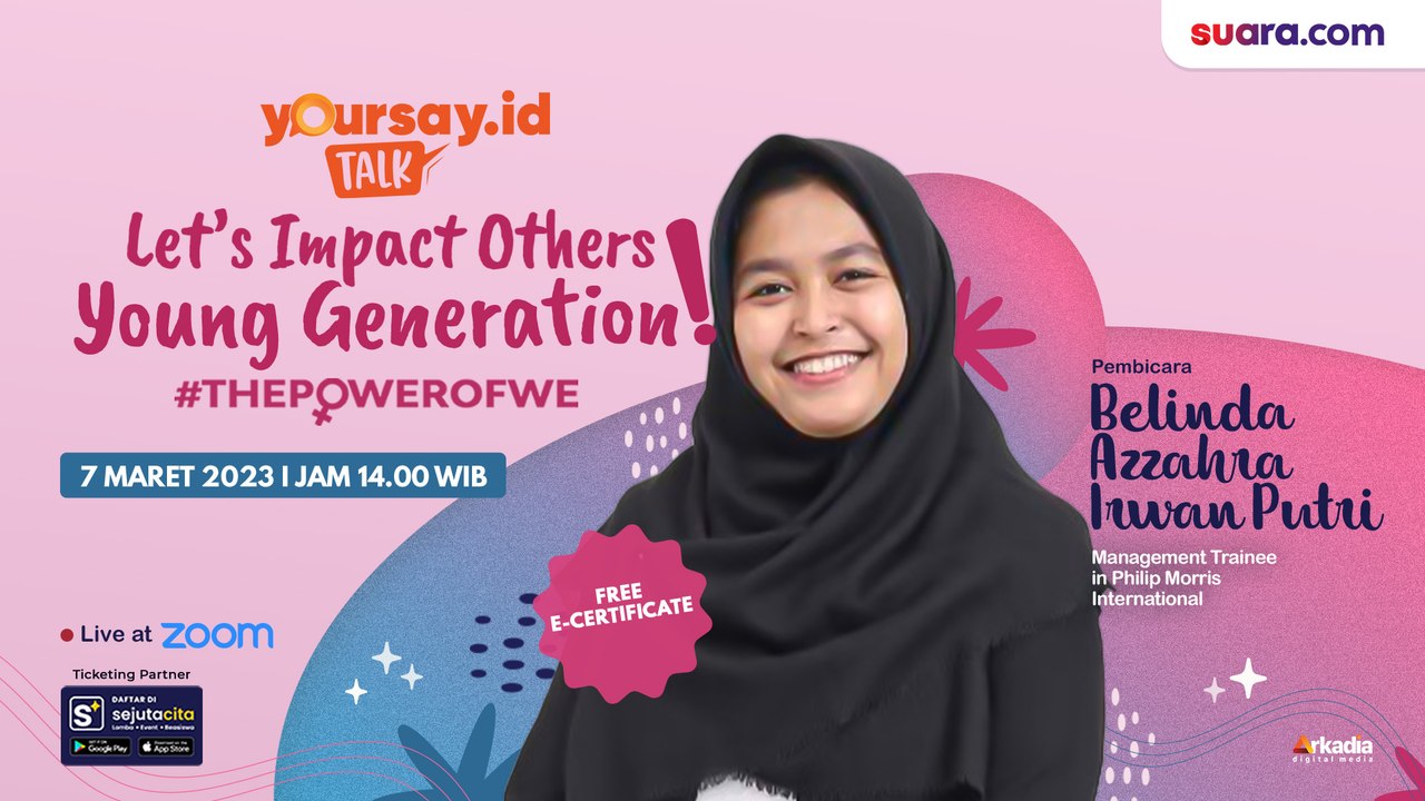 Yoursay Talk: Mari Memberi Inspirasi dan Dampak Positif pada Generasi Muda Lainnya