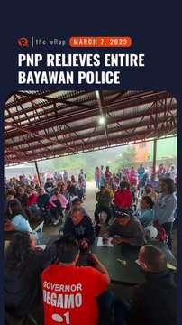 PNP relieves entire Bayawan City police force
