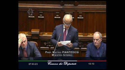 Ministro Piantedosi: la prima emergenza scattata alle 4 di notte