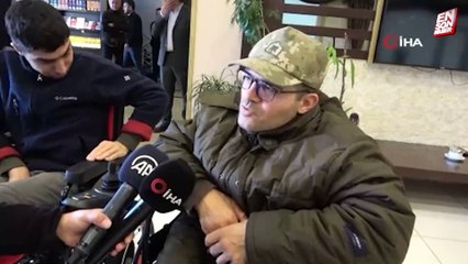 Bolu'da engelli depremzedeleri hayata bağlayan hediye