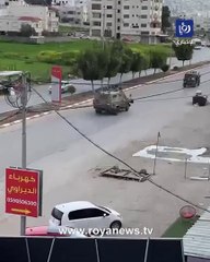 مراسل "رؤيا": قوات الاحتلال تقتحم مخيم جنين واشتباكات مسلحة مع مقاومين فلسطينيين