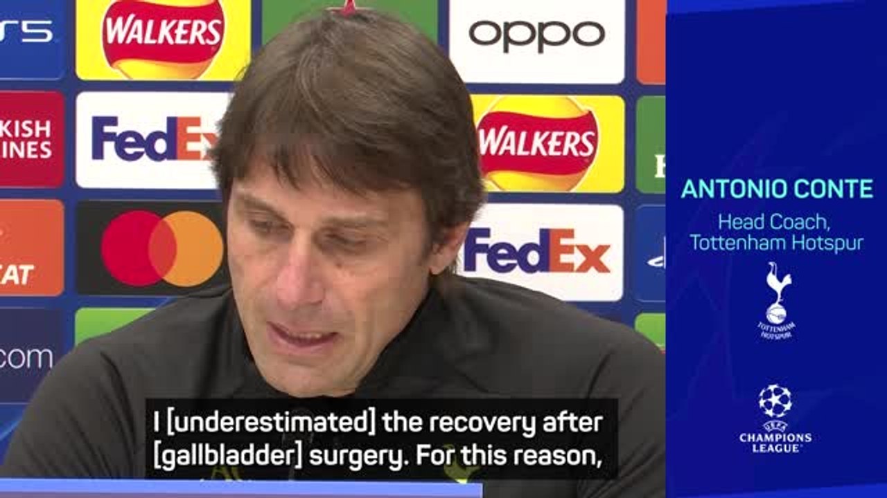 Re-energised Conte feels healthy enough for Spurs return