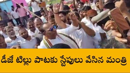 మేడ్చల్: హోలీ సంబరాల్లో మంత్రి మల్లారెడ్డి డ్యాన్స్