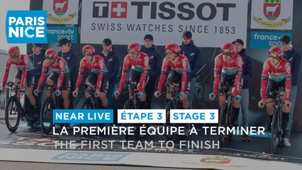 La première équipe à terminer / The first team to finish- Étape 3 / Stage 3 - #ParisNice 2023