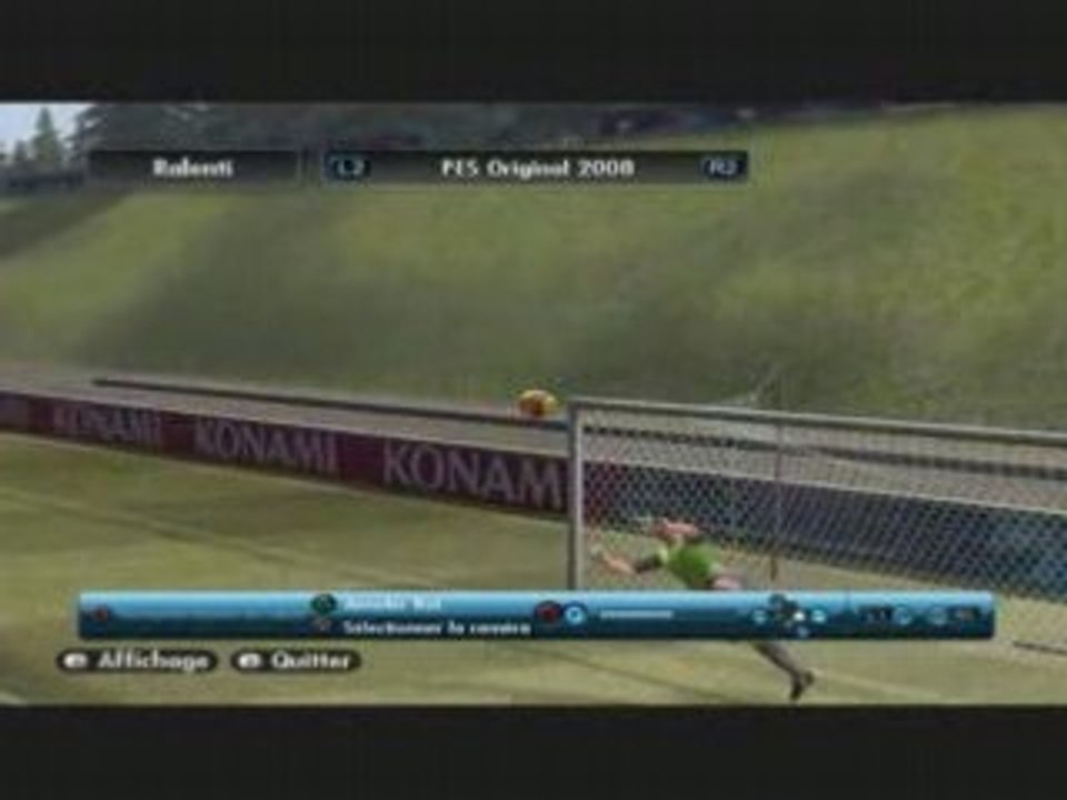 Séance de coup franc avec Roberto Carlos