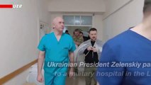 Zelenskiy Visits Wounded Soldiers in Lviv Region Hospital