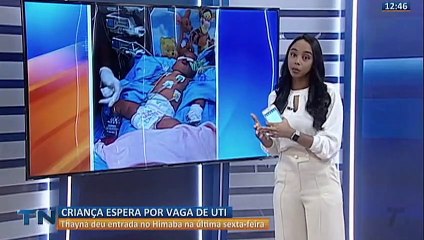 Criança espera por vaga de UTI na Grande Vitória