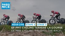 EF Pro cycling termine la course / EF Pro cycling finishes the race  - Étape 3 / Stage 3 - #ParisNice 2023