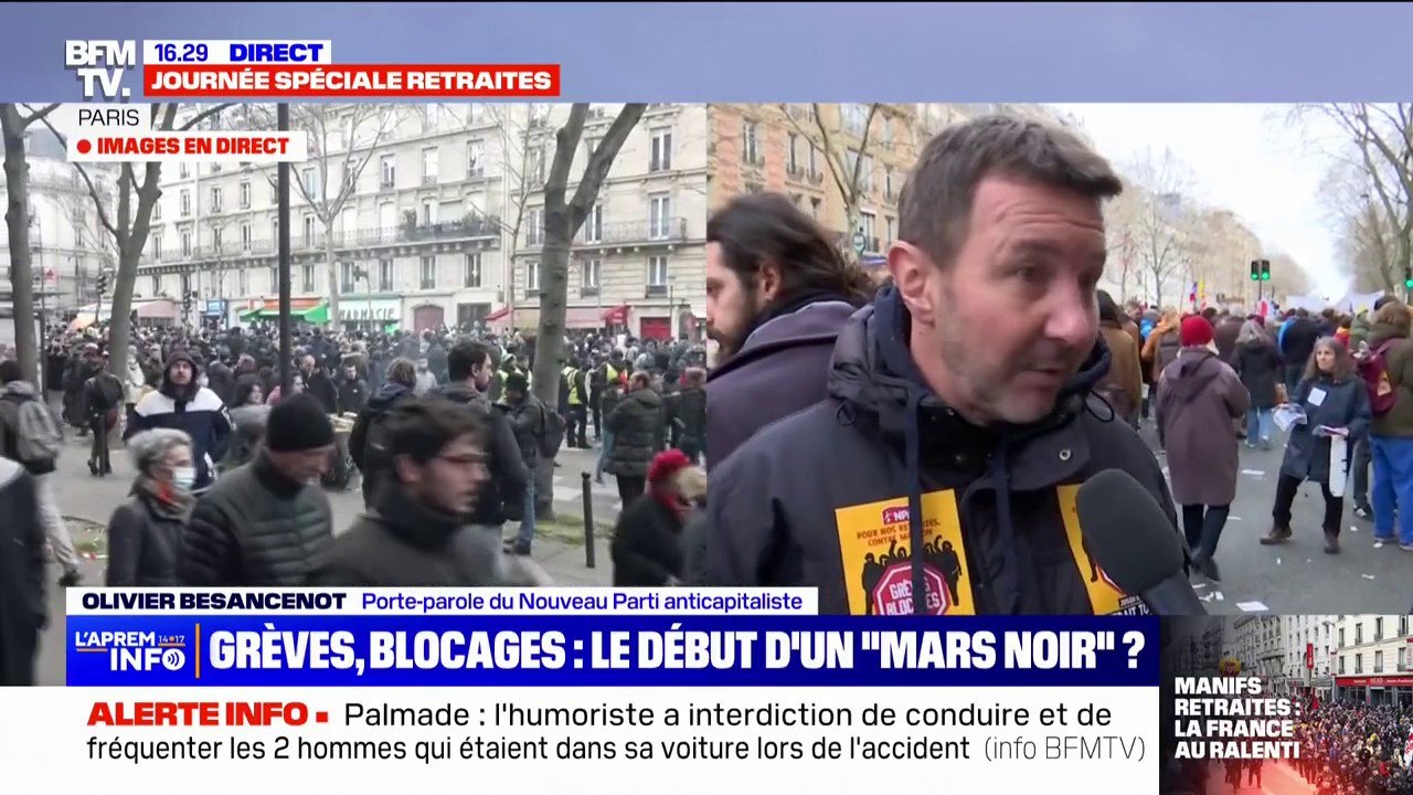 Olivier Besancenot: “Aujourd’hui on a débouché les oreilles d’Emmanuel Macron" avec cette mobilisation