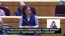 El PSOE aplaude a la senadora que 