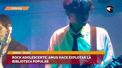 Télécharger la video: Rock adolecente: Amus hace explotar la Biblioteca Popular en Posadas