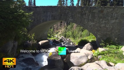 Proxy+TV 4K HDR Video Nature Scene - Colorful Summer  Mountain Creek Under A Stonebridge - Daily Nature Relaxing Videos