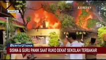 Siswa dan Guru  SMAN 112 Jakarta Panik Saat Ruko Dekat Sekolah Terbakar!