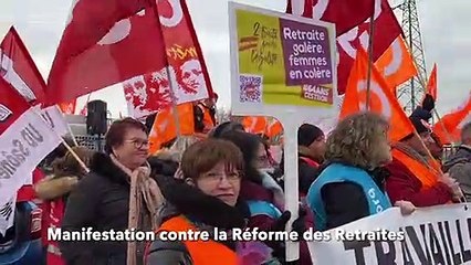 Le Creusot : Manif 7 mars contre la réforme des retraites
