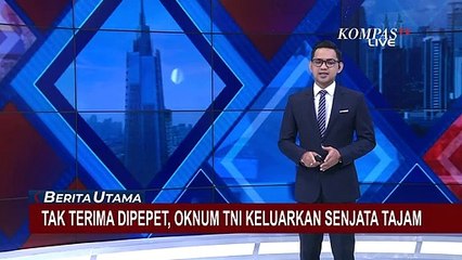 Akhir Damai Anggota TNI Keluarkan Senjata Tajam saat Cekcok Tak Terima Dipepet