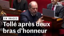 Tollé à l’Assemblée après deux bras d’honneur d'Eric Dupond-Moretti à l'Assemblée nationale