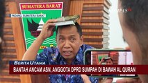 Anggota DPRD Sumbar, Nofrizon Sumpah di Bawah Al-Quran Bantah Ancam ASN Terkait Tender Mesin