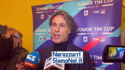 Fabio Galante all'evento Junior Tim Cup (Milano - 7 marzo 2023)