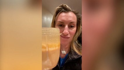 Woman learns to breathe again after mouth cancer diagnosis