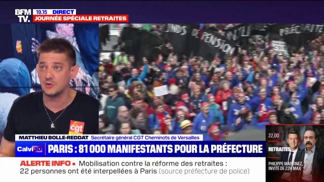 Matthieu Bolle-Reddat (CGT Cheminots) à propos du gouvernement: Ils nous poussent à la légitime défense sociale