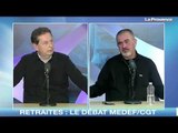 Le débat Medef contre CGT : 