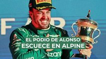 El podio de Fernando Alonso en Bahrein escuece en Alpine F1