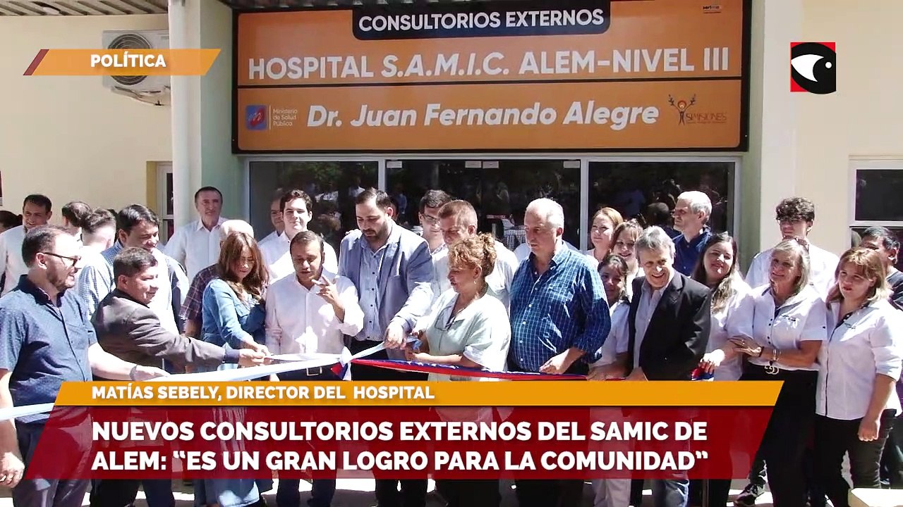 Nuevos consultorios externos del Samic de Alem: “Es un gran logro para la comunidad”