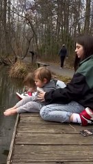 Phone Takes A Swim In The River