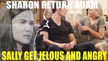 The Young And The Restless Spoilers Shock Adam and Sharon connected - Sally jealous and angry