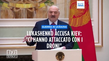 Lukashenko minaccia Kiev per attacco coi droni