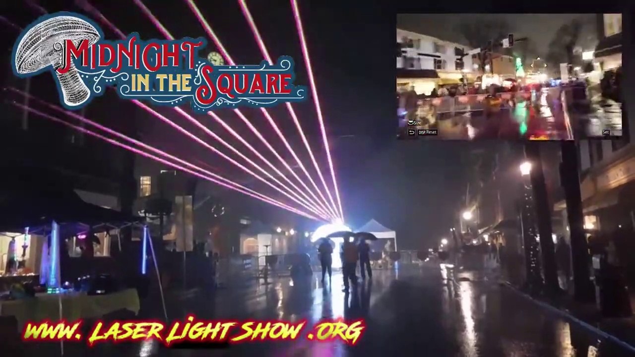 Outdoor Laser Light Show - Kennett Square PA New Years Eve 2019