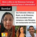Ex de Wanessa Camargo flagrado com ísis Valverde