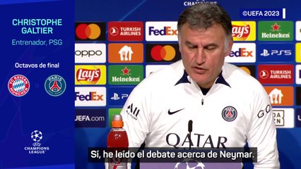 Galtier: "Cuando leo que es mejor que Neymar no juegue...¡No!"