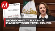 ¿Qué significa la suspensión del amparo de Yasmín Esquivel por el supuesto plagio de tesis?