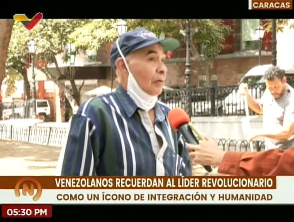 Caraqueños recuerdan al Comandante Chávez como un icono de integración y humanidad