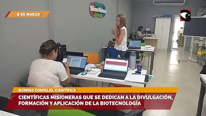 Científicas misioneras que se dedican a la divulgación, formación y aplicación de la biotecnología