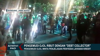 Motor Diambil Paksa Debt Collector, Pengemudi Ojol Protes ke Kantor Penyedia Jasa Layanan Kredit!