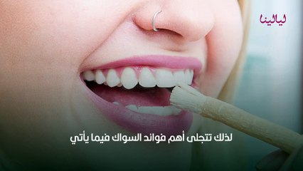 فوائد السواك واستعمالاته الطبية المفيدة