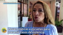 Llevan pláticas a escuelas de Coatzacoalcos para prevenir casos de violencia