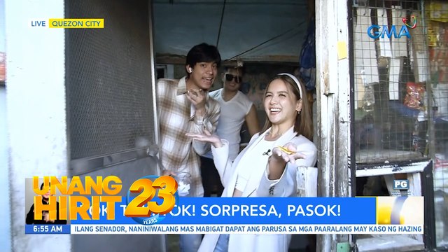 Tok! Tok! Tok! Sorpresa Pasok nina Jenzel at Sean sa Quezon City | Unang Hirit