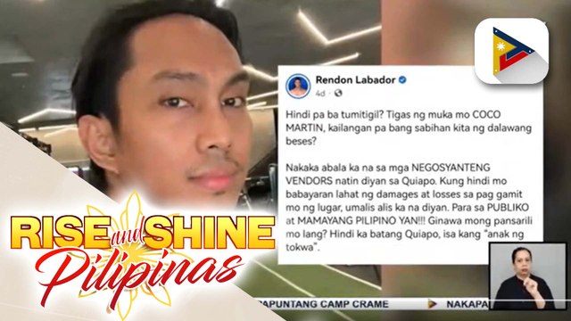 TALK BIZ | Internet personality na si Rendon Labador, may pasaring sa actor na si Coco Martin