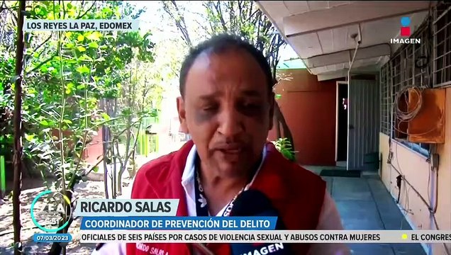 Aplican el operativo Mochila Segura en Los Reyes La Paz, Edoméx